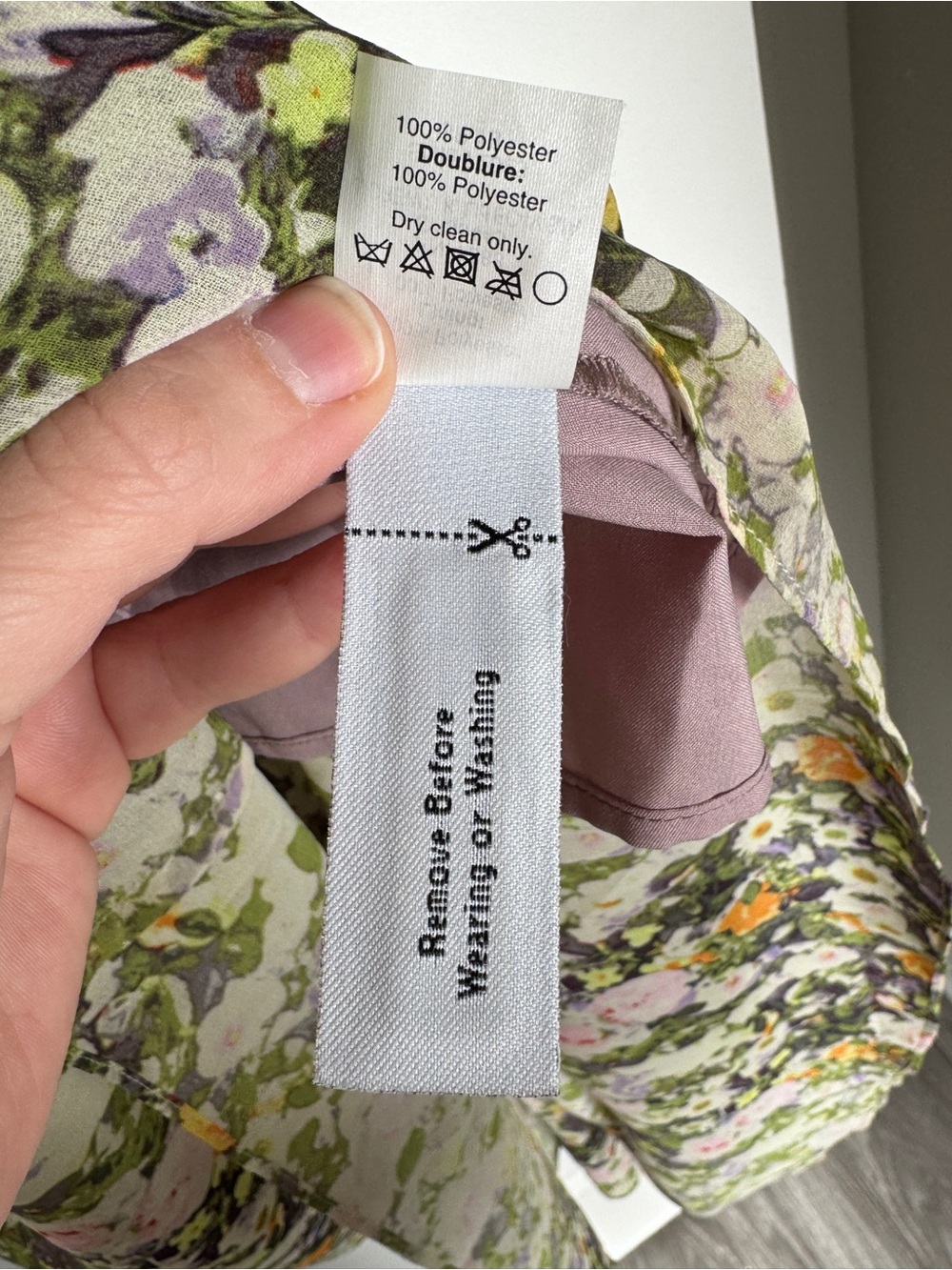 Vintage MADEWELL Maxi Dress Rare Watercolor Floral Garden Botanical Size 12 NWT - Picture 14 of 15